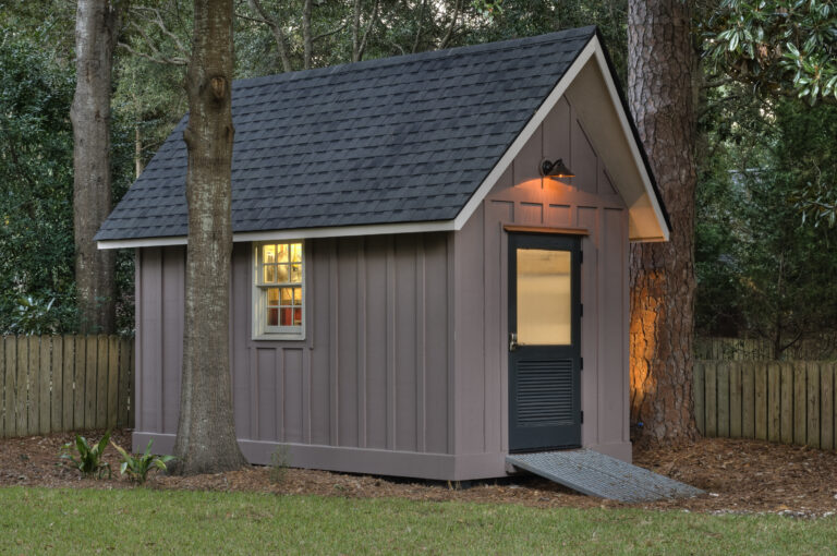Board-and-batten backyard cottage, a detached accessory structure built by Citadel Enterprises